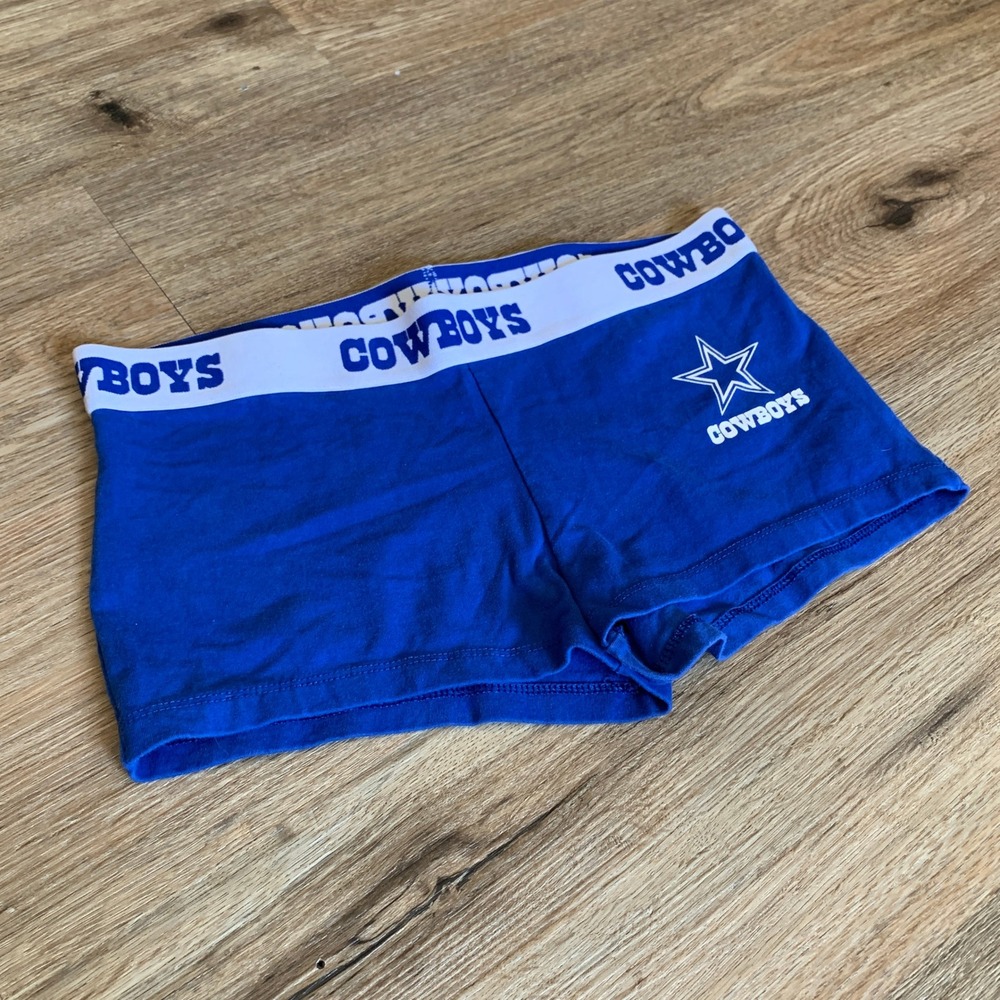 NFL Dallas Cowboys Womens Blue Booty Shorts - Size Medium